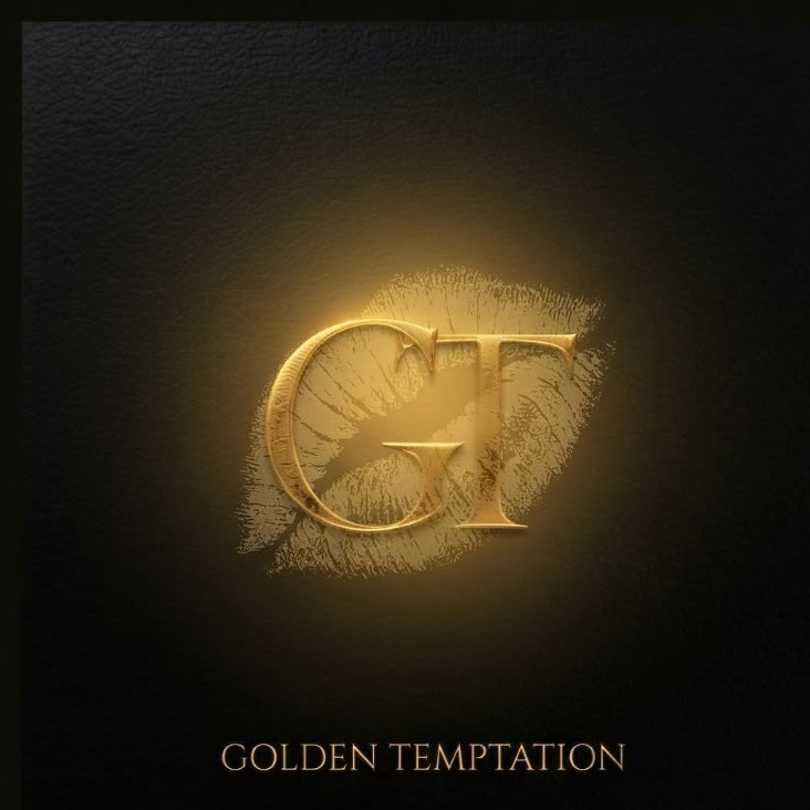 Accessoires de plaisir premium noir et or de l'univers Golden Temptation